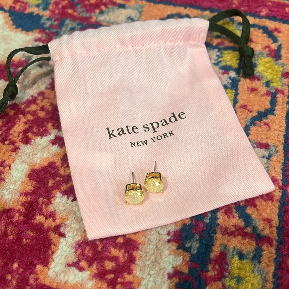 Kate Spade Light Pink Drawstring Bag